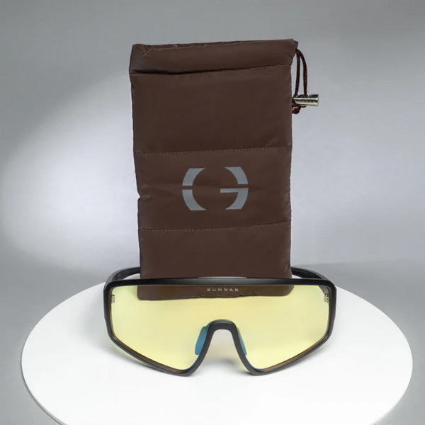 Gunnar Viscer Onyx (Amber Lens Tint)  